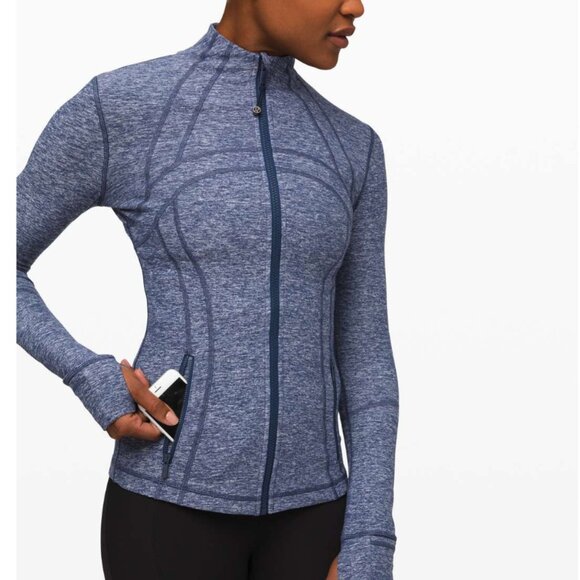 Lululemon Define Jacket *Rulu - size 8 - in Heathered Hero Blue - Picture 3 of 6